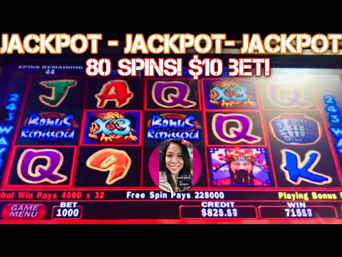 👸🏽🤳🏽🎰 I WON HOW MUCH?! HANDPAY ALERT 🚨 HIGH LIMIT $10 BET TRIPLE FORTUNE DRAGON!
