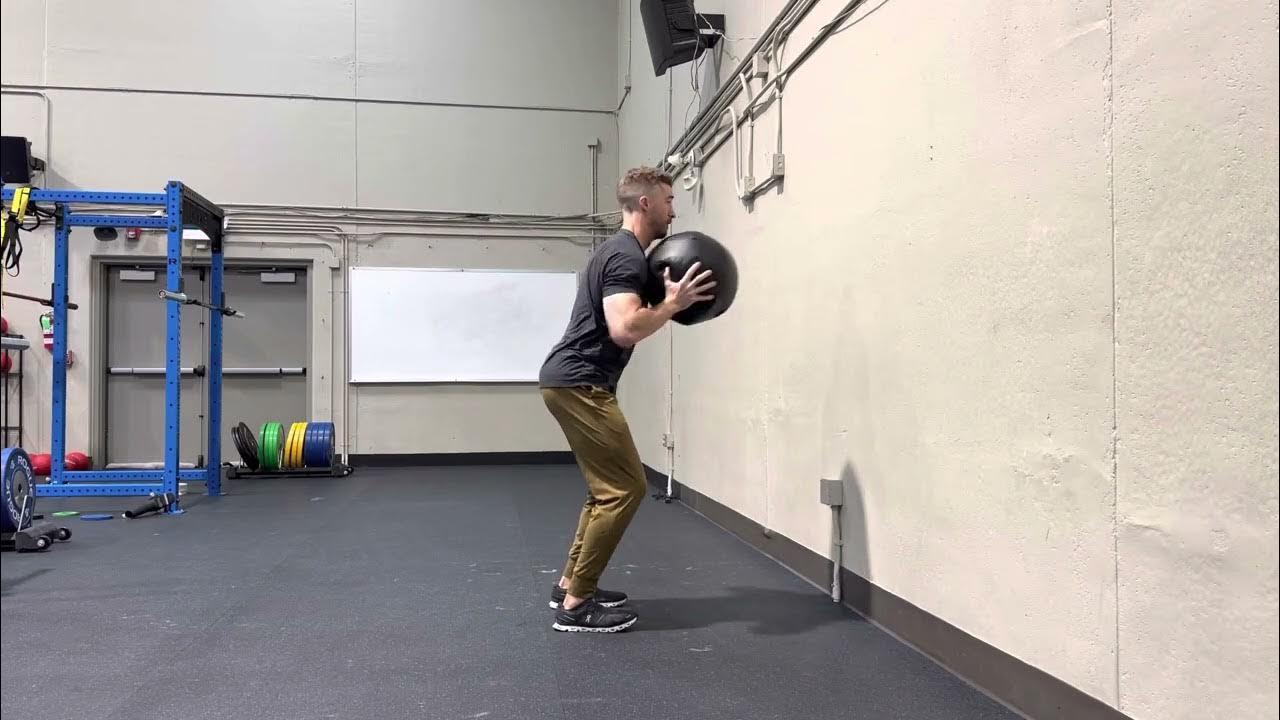 Athletic Stance Med Ball Chest Throw YouTube