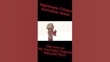 Nightmare Critters Song #minecraft #nightmarecritters #poppyplaytime #minecraftanimation