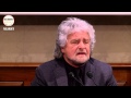 #FuoriDallEuro, l'intervento di Beppe Grillo in conferenza stampa al Senato