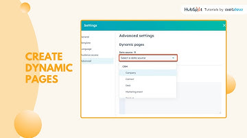 How to create dynamic pages in HubSpot
