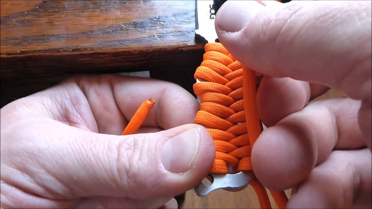 How to Paracord Wrap a SOG Instinct Knife Handle