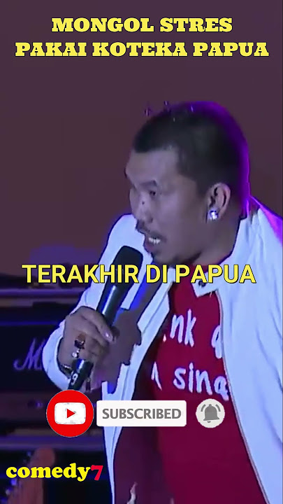 MONGOL PAKAI KOTEKA PAPUA #shorts #shortfeed #standupcomedy #mongolstres #standup #standupcomedian