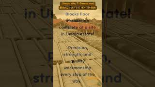 T-Beams and Blocks – floor installation complete at Umoja site! #concretesolutions