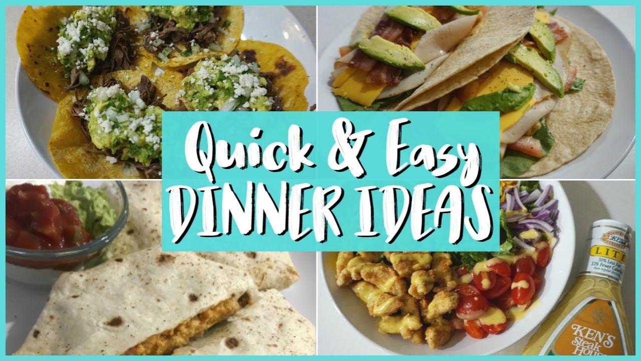 Quick & Easy DINNERS! - Yummy Homemade Meals - YouTube