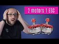 2 motors 1 ESC - can a single ESC drive 2 separate brushless motors?