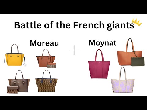 Moynat signature styles - Flori, Wheel and Voyage bags