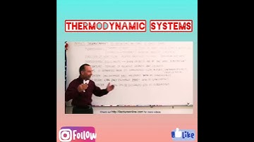 THERMODYNAMIC SYSTEMS [Please read description]