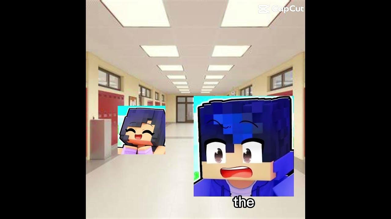 Aphmau 💜 Aaron ❤️ Ein 💙 #minecraft #aphmau #edit