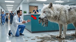 Download Lagu WHITE WOLF Brings Dying Pup To Hospital. What the Doctor Did Next Shocked Them All MP3