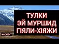 ТУЛКИ-ЭЙ МУРШИД ГIЯЛИ-ХIЯЖИ