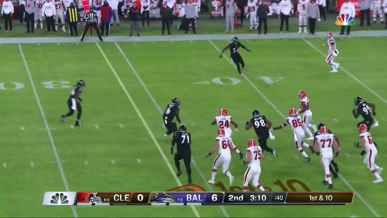 Odafe Oweh STRIP SACK & PATRICK QUEEN RECOVERS | Ravens vs Browns Highlights