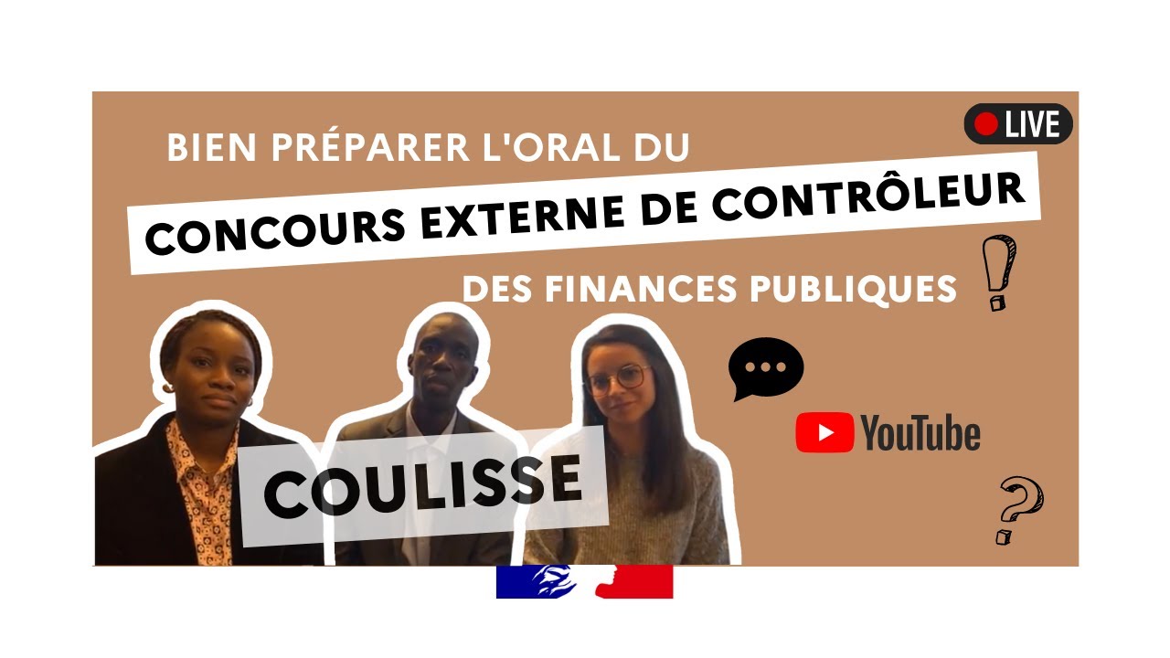 Coulisse du Facebook live spécial concours de contrôleur des finances