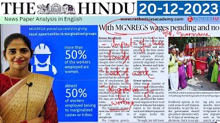 20-12-2023 | The Hindu Newspaper Analysis in English | #upsc #IAS #currentaffairs #editorialanalysis screenshot 4