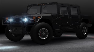 Need For Speed Most Wanted 2012 (Mobile) - Car Showcase: Hummer H1 Alpha NFS Edition