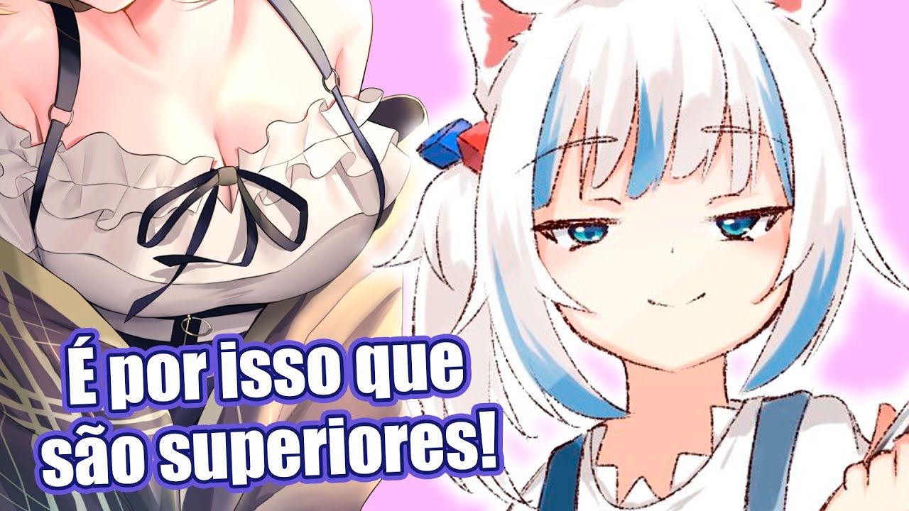 Gura revela porque BOOBA grandes são superiores a BOOBA pequenos | vtuber legendado