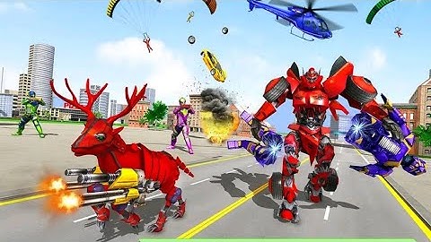 Deer Robot Car Transformation:Robot Transforming Games Androit Game Play #01 Video