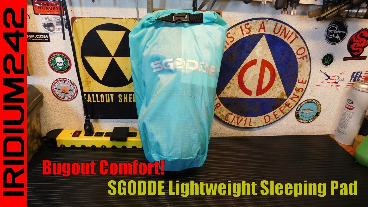 Sale! Bugout Comfort! SGODDE Lightweight Sleeping Pad YouTube