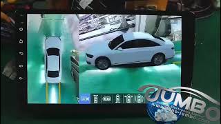 Qualcomm snapdragon Android Car multimedia navigation player with built in 3D 360 AVM system