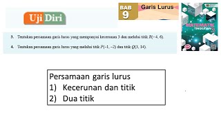 KSSM Matematik Tingkatan 3 Bab 9 garis lurus selari uji diri bab 9 no3 4 buku teks cabaran dinamis KSSM Matematik Tingkatan 3 Bab 9 garis lurus selari uji diri bab 9 no3 4 buku teks cabaran dinamis