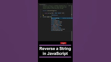 Reverse a String in JavaScript | #shorts#javascript#coding #dsa #webdevelopment