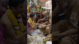 Adamaru Mutt Swamiji Sri Sri Eeshapriya Theerthar visit at Sullivan Street Raghavendra Temple CBE.
