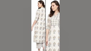 Womens Cotton Kurti Plazo Set/Jaipur kurti Palazzo Set/kurti plazo set/Cotton Salwar Suit on Amazon/