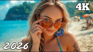 Crystal Ocean Drift ✨ Chill Deep House Tropical Paradise Flow 4K UHD 2026 | Calm Relaxing