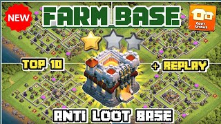 TOP 10 TH11 FARMING BASE WITH REPLAY || TH11 FARM BASE WITH LINK || TH11 BASE LAYOUT UPDATE 2023