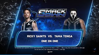 WWE 2K26 - Ricky Saints Vs. Tama Tonga | Gameplay | Xbox Series S 