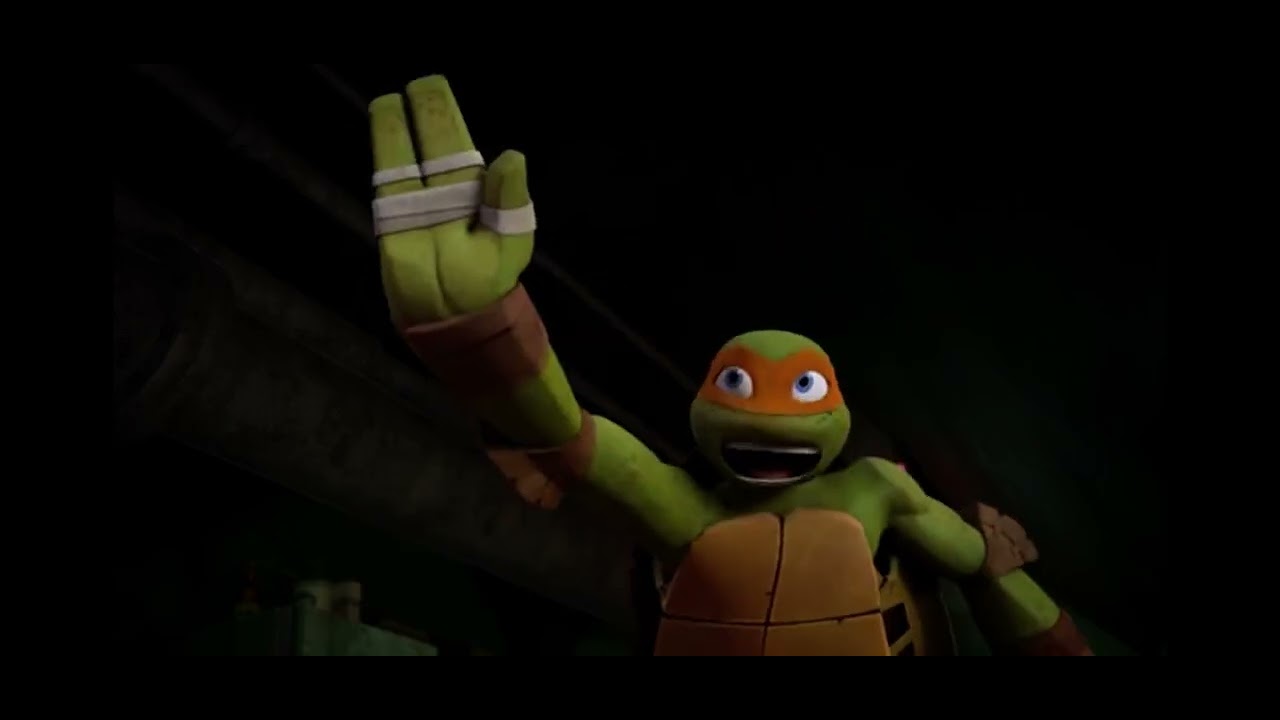 TMNT (2012) sound effects: Mikey: High Three!/turtle’s high five