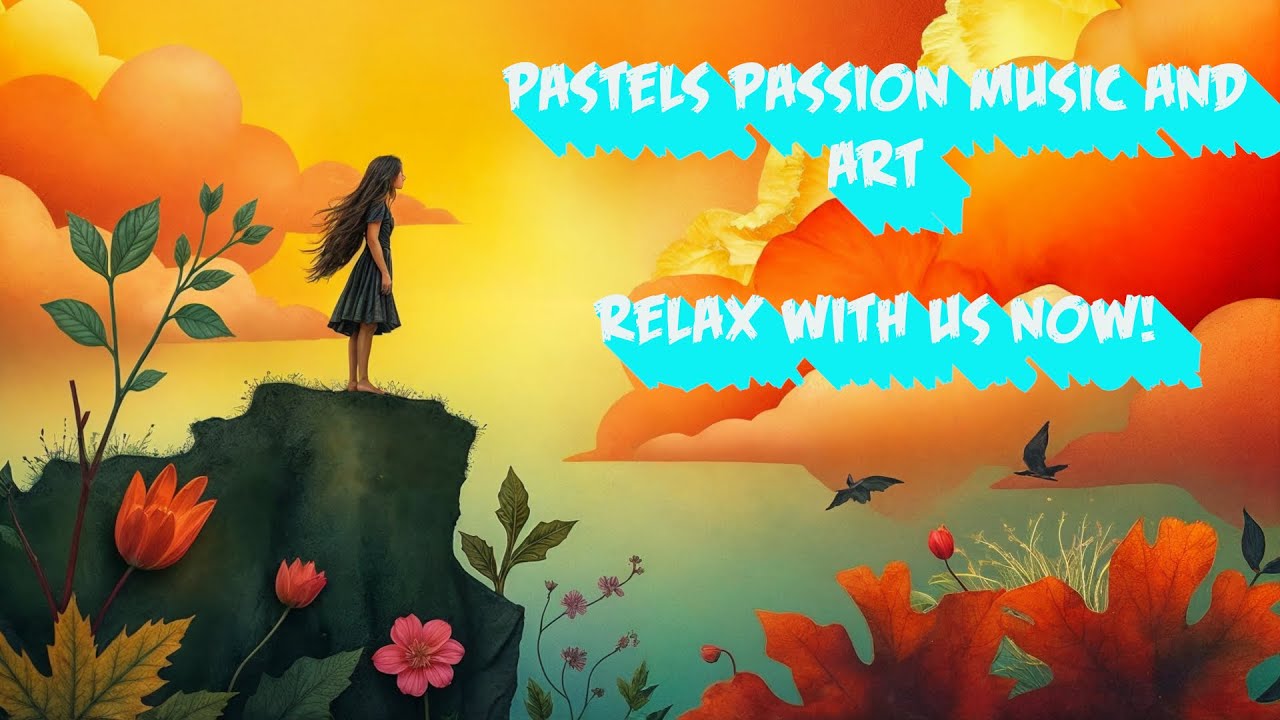 Pastels passion a relaxing AI audio visual adventure.