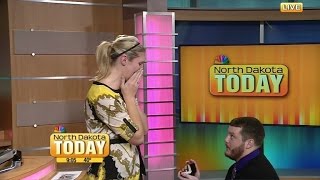 Watch This Morning News Reporter Get Engaged On Live Tv