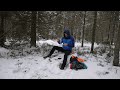 Тест горелки Trangia mini. Обед в лесу. Природа Финляндии. Trangia mini stove. Winter in Finland.