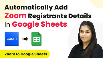 How to Automatically Add Zoom Registrants Details in Google Sheets | Zoom to Google Sheets