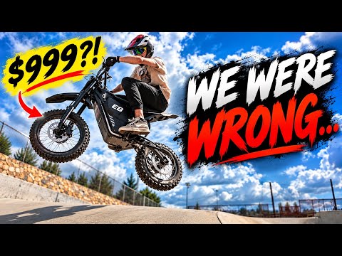 This $999 Electric Dirt Bike DIDN’T SUCK… After We Fixed It! - Qlife Vela E8