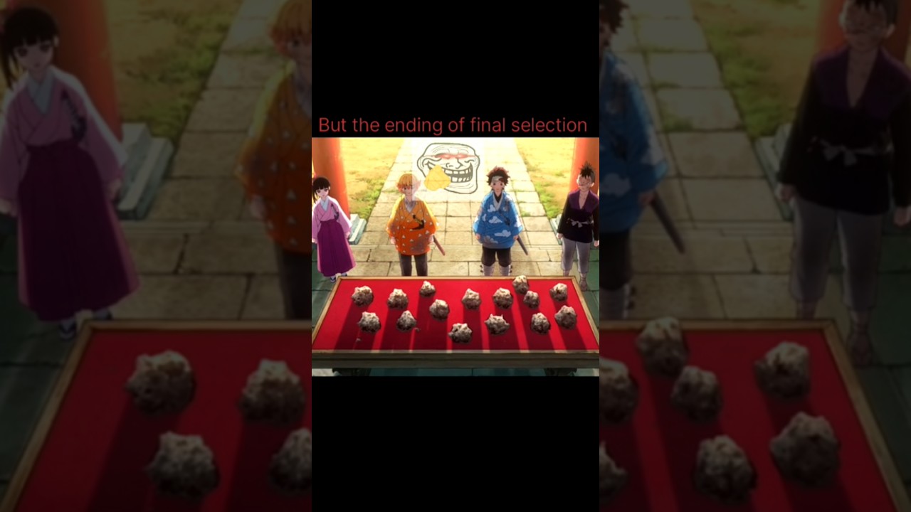 Ending of final selection 😱