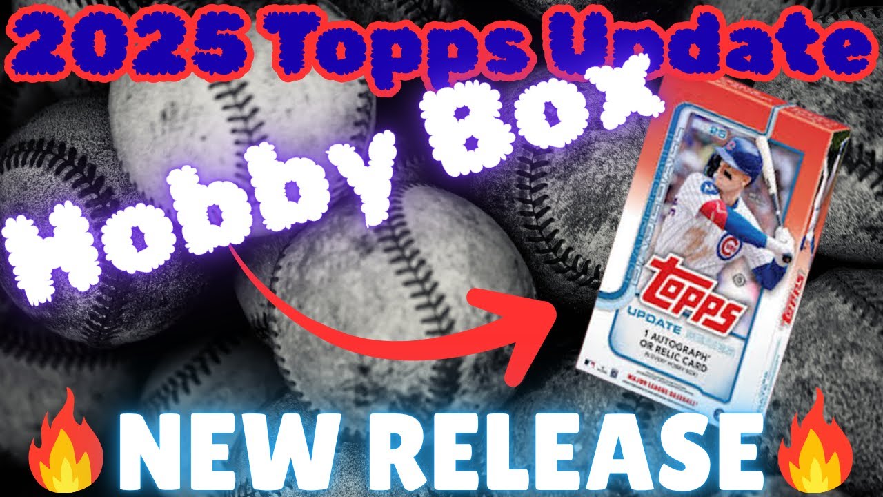 🔥 INSANE TRUE PHOTO 🔥- 2025 Topps Update HOBBY Box - GOLD Relic /50, BONUS AUTO, and more!