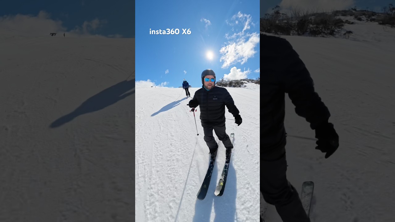 @i@insta3606 capture everything & 1 click Edit! simple! #insta360 #X6 #thisexists #360camera #skiing