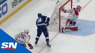 Ondrej Palat Capitalizes On Joel Edmundson Turnover Late In 3rd Period To Give Lightning 2-Goal Lead