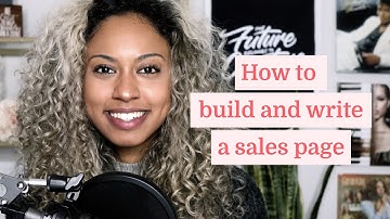 How to create a sales page