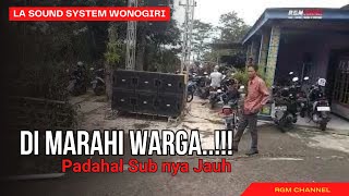 BIKIN GEGER !! Padahal jaraknya jauh LA Sound system Wonogiri