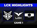 BRO vs DK Higlights Game 1 | LCK 2026 W4D2 | OK BRION vs Dplus KIA