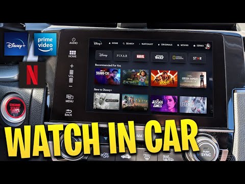 How to Watch DISNEY+/NETFLIX/PRIME in your Car! ?Apple CarPlay Working! Watch Movies in Your Car!
