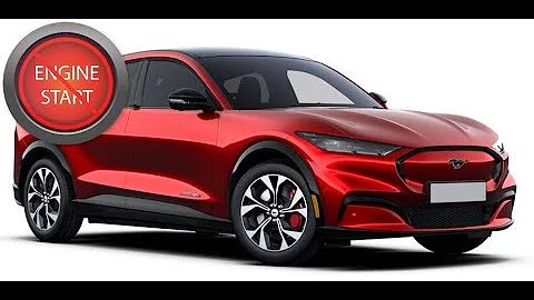 How to open and jump start a Ford electric vehicle that has a dead start battery