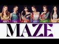 (G)I-DLE (ジー アイドゥル) MAZE (Japanese Ver.) Color Coded Lyrics (Kan/Rom/Eng)