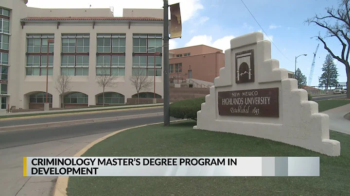 Criminology master's degree program in development