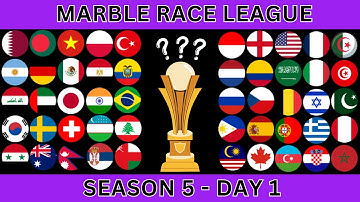 Marble Race League Season 5 DAY 1 Marble Race in Algodoo