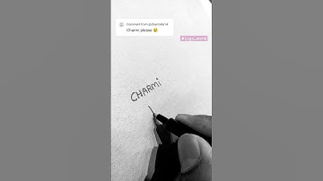 ✍️👍#namelogo #logo_world #youtube #supportme #subscribe #like #artist #socialmedia #charmi #shorts