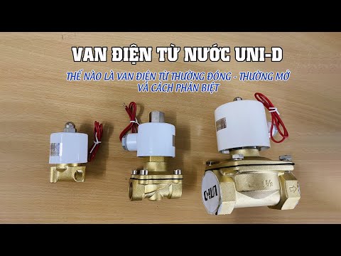 Video: Van điện từ dùng cho nước: loại và mô tả